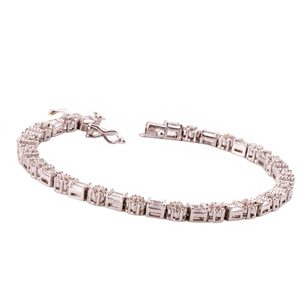 Monci S 8 Tennis Gümüş Bileklik Ms3299