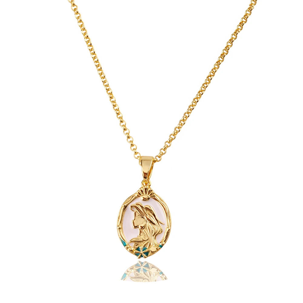 Yıldız Balığı Cameo Gümüş Kolye MS3856