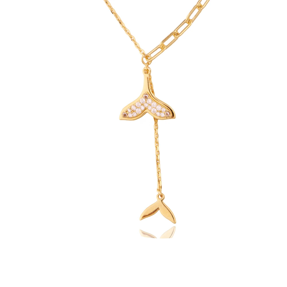 Vi Y Gümüş Kolye MS3861