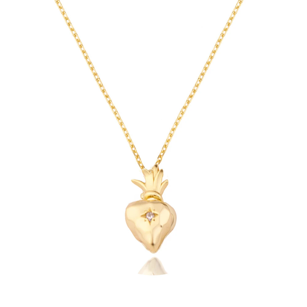 Nar Gümüş Kolye MS3860