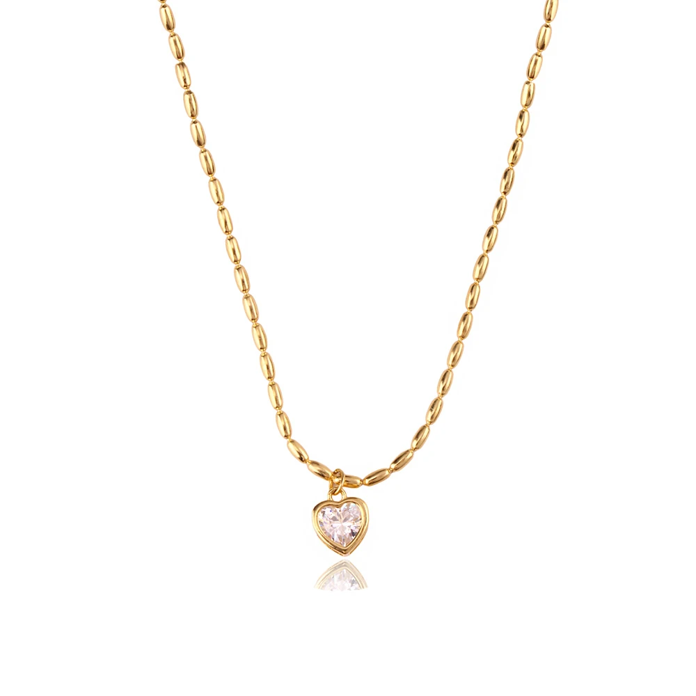 Kalp Gümüş Kolye MS3855