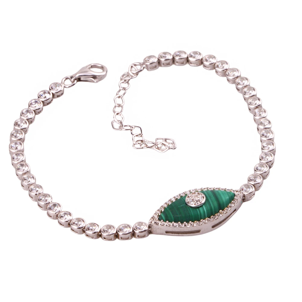 Göz 3 Gümüş Bileklik Ms3282