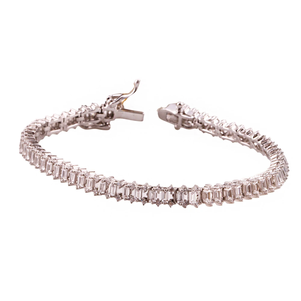 Monci S 2 Tennis Gümüş Bileklik Ms3293