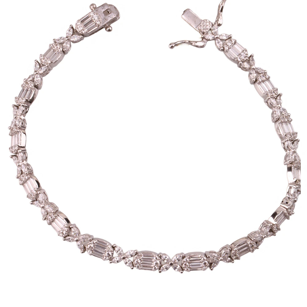 Monci S 9 Tennis Gümüş Bileklik Ms3300