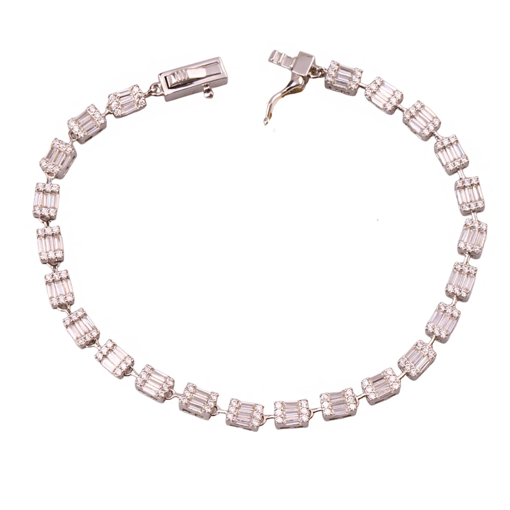 Monci S 7 Tennis Gümüş Bileklik Ms3298