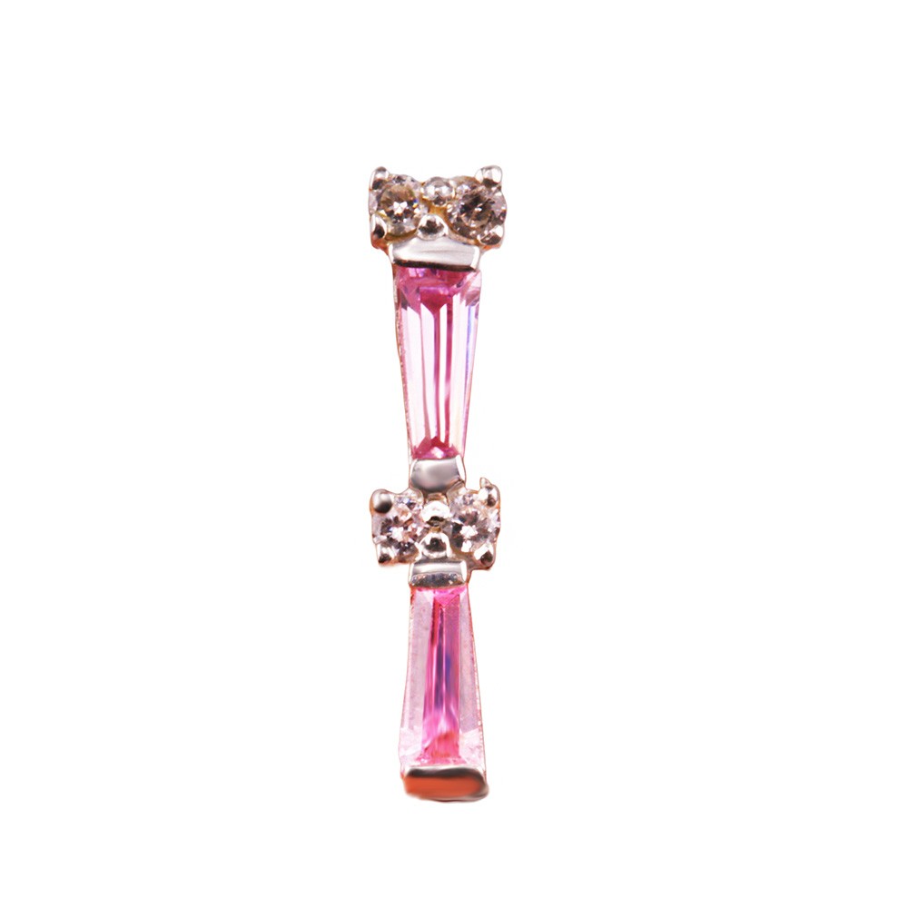 Miu 1 Gümüş Göbek Piercing Küpe Ms3256