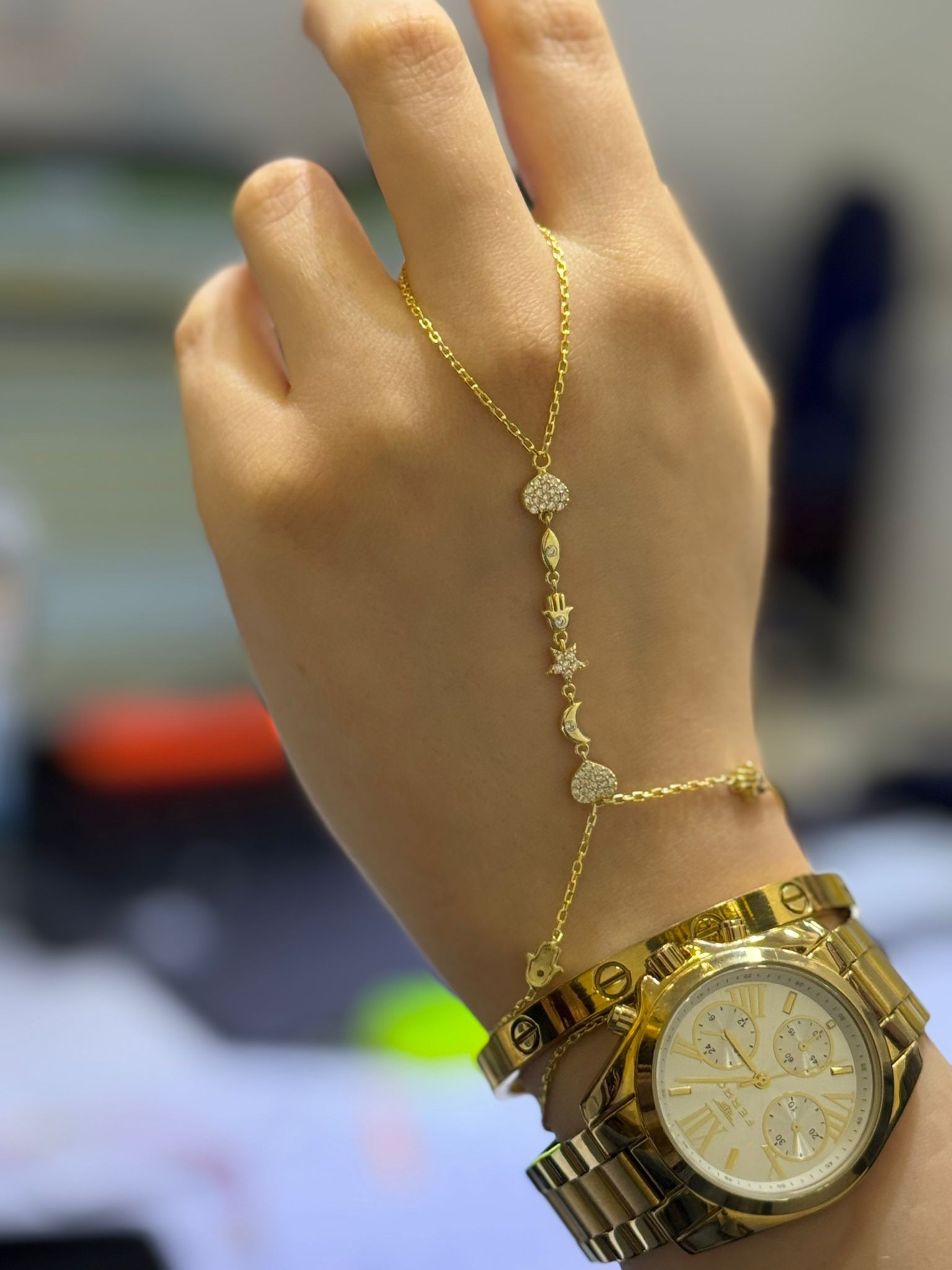 Şans Charm Gümüş Bileklik 