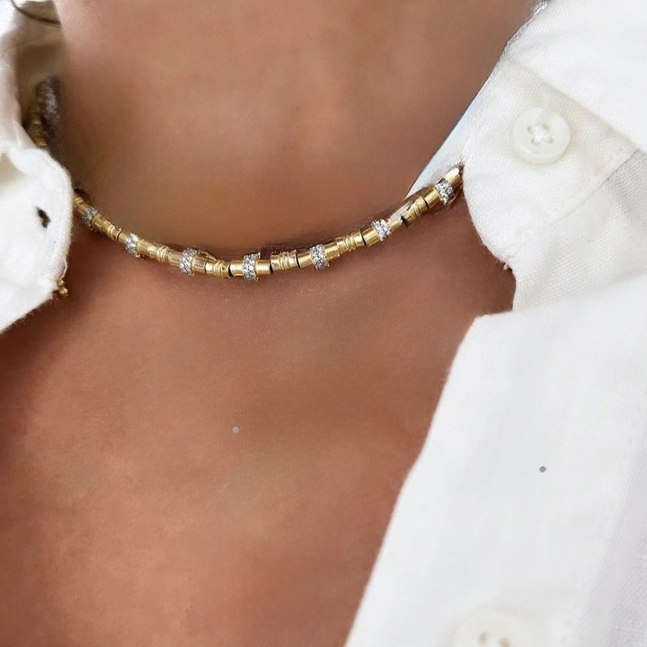 Leyla Silver Necklace Ms2747
