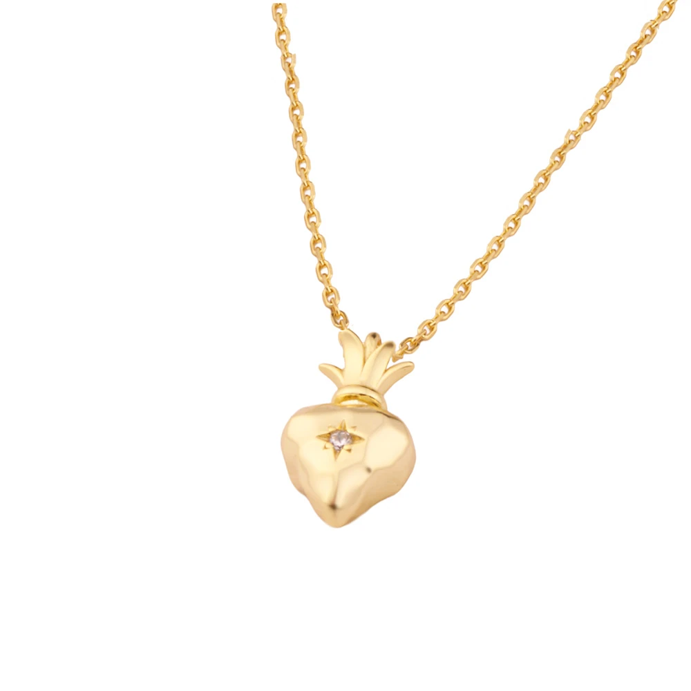 Nar Gümüş Kolye MS3860