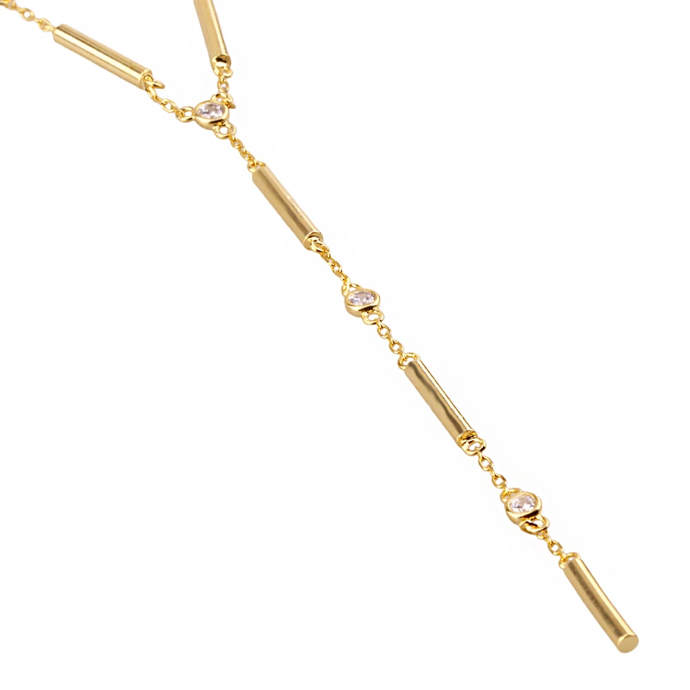 Y Miu Gümüş Kolye MS3848