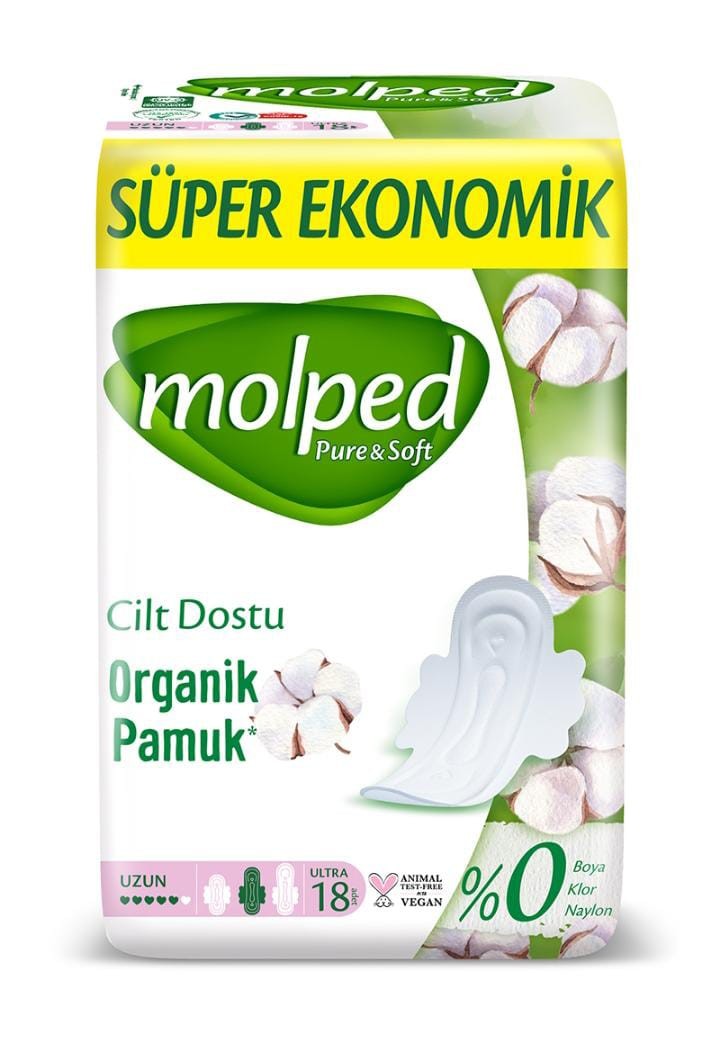 007.0004 Kadın Pedi - Molped - 18 li