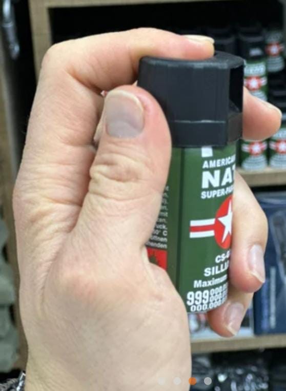 005.0004 Biber Gazı Sprey - 40 Ml-Nato ve Kılıfı 