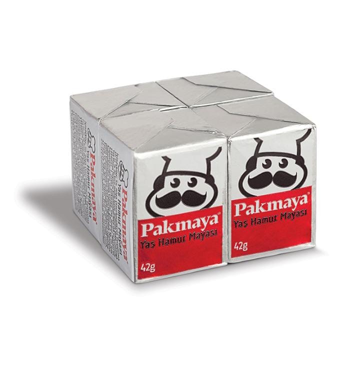 Yaş Maya 4x 42 gr Pakmaya 
