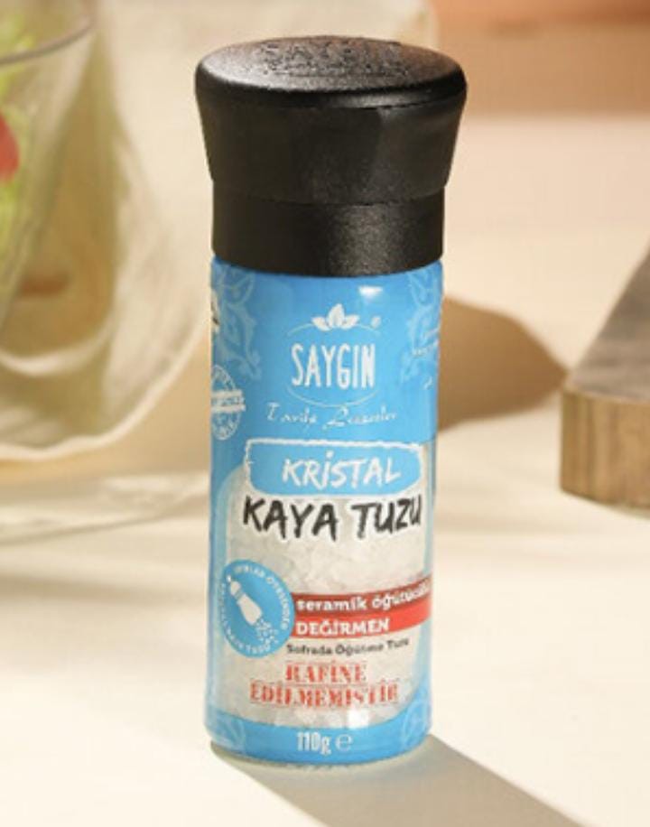 Kaya Tuzu 110 Gr Saygın Değirmen Kapaklı 