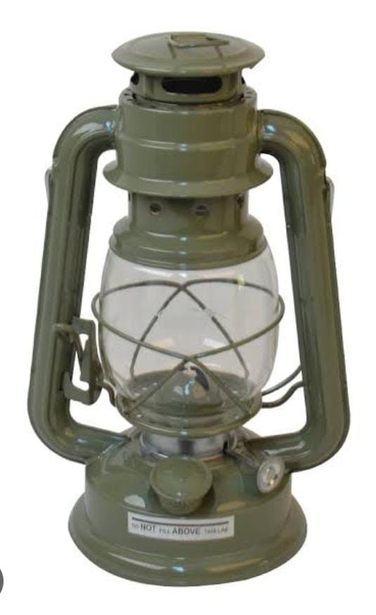 034.0007 Gaz Lambası - Gemici Feneri - Campout 28 cm 