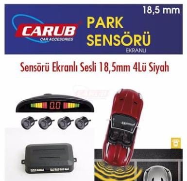 Park Sensörü Ekranlı Sesli 18,5 mm - 4 lü 