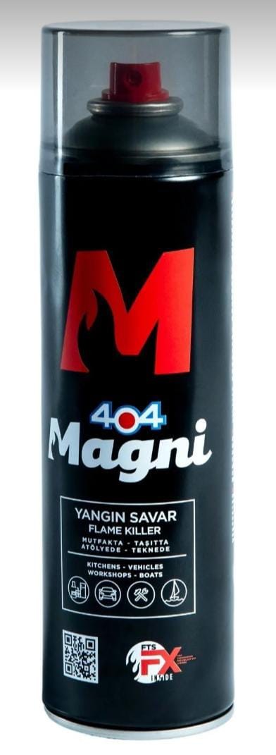 045.0005 Yangın Söndürücü Sprey-404-Magni Yangınsavar- 500 Ml-Tekli