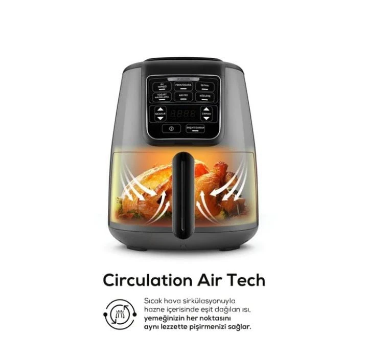 Air fry Karaca Airfryer Air Pro Cook 3 in 1 XL - 4 Kişilik 