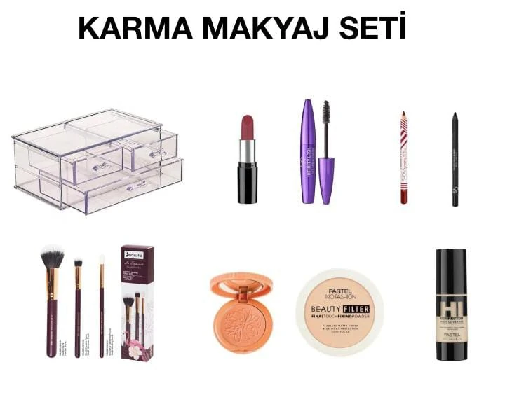 Karma Makyaj Seti - 9 lu