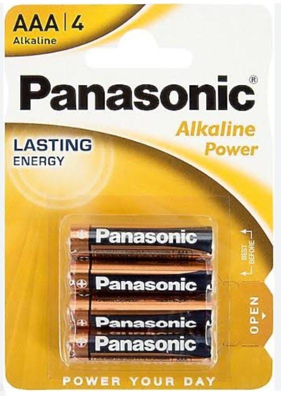 033.0008 Panasonic AAA Pil - 4 lü İnce Pil