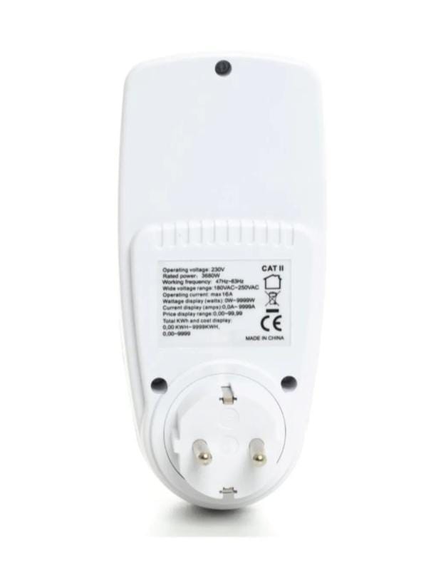 036.0002 Dijital Wattmetre- Enerji Tüketim Ölçer - Wellhise Pm002 16a 3680W