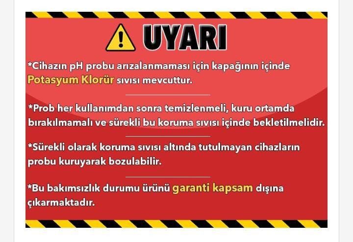 036.0008 Su Kalitesi Ölçüm Cihazı  - ( Ph -TDS -Oksijen-Tuzluluk-İletkenlik-Sıcaklık )