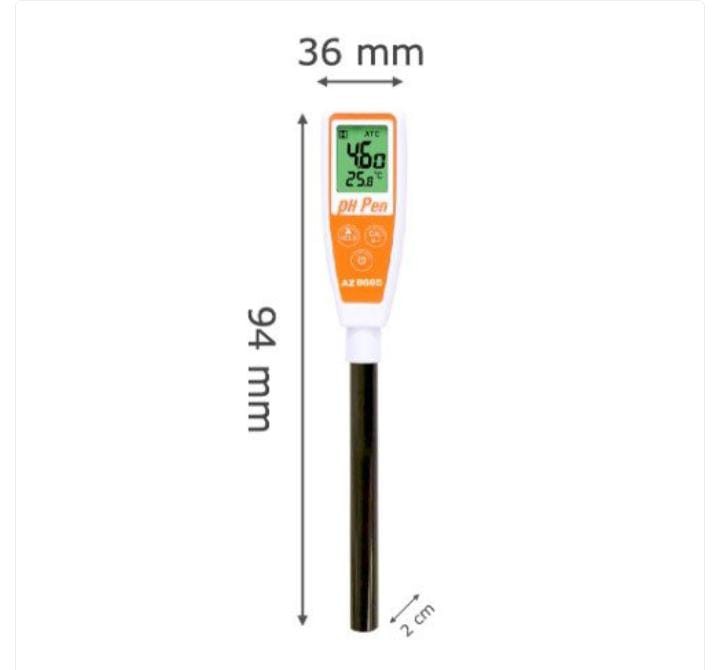 036.0010 Ph Metre -Uzun Problu- Yüzey-Tekstil-Cilt İçin 