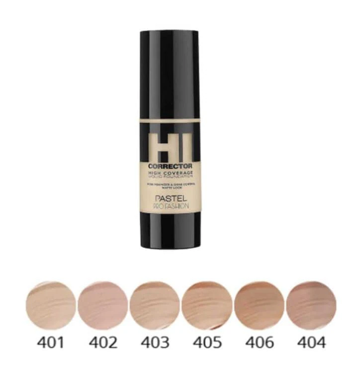 Likit Fondöten - Pastel High Coverage Liquid Foundation No: 402