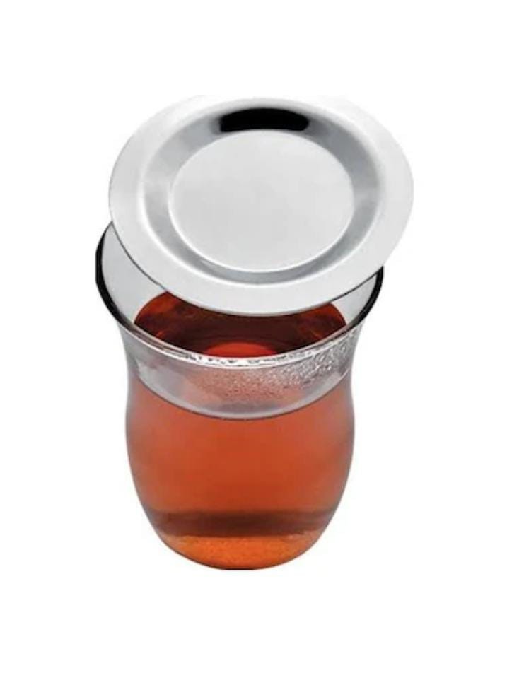 001.0032 Bardak Üstü Metal Kapak - Bardak Üstlüğü - 12 li