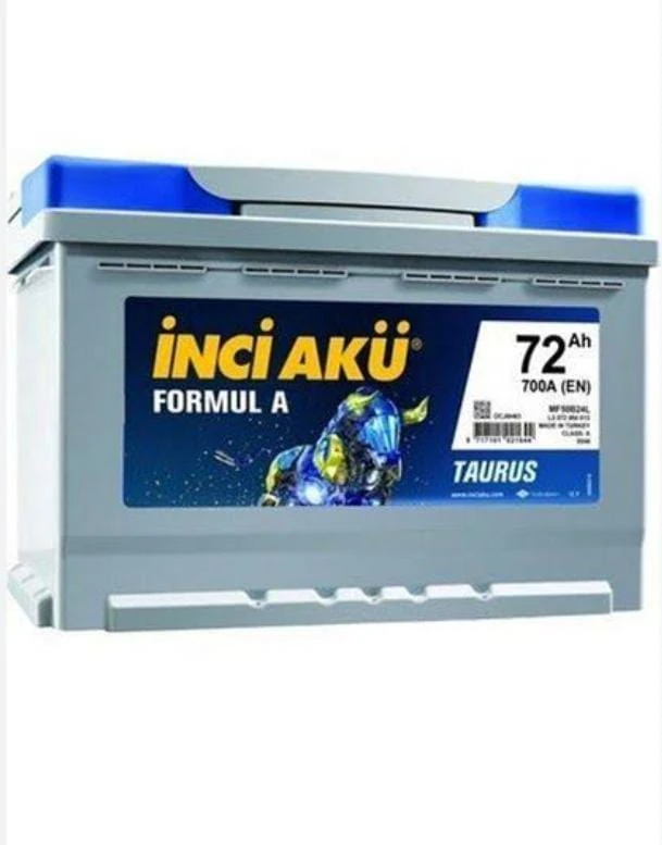 İnci Akü Formul A 72 Amper