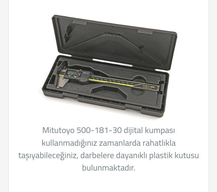 036.0006 Dijital Kumpas- 0-150 MM - Mitutoyo - 500-181-30