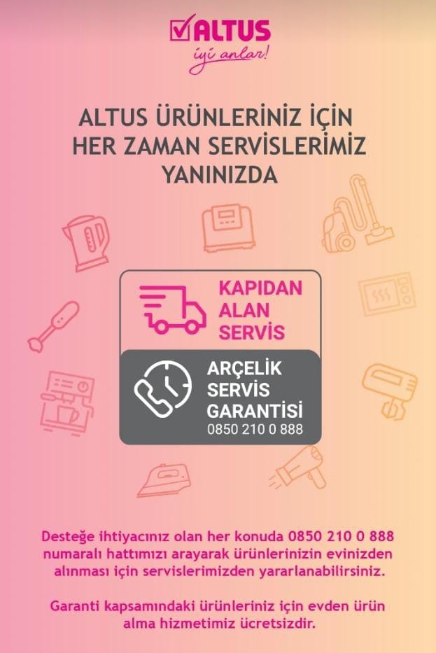 031.0005 Yağlı Radyatör - 2000 W - Altus-Al-11-Rd
