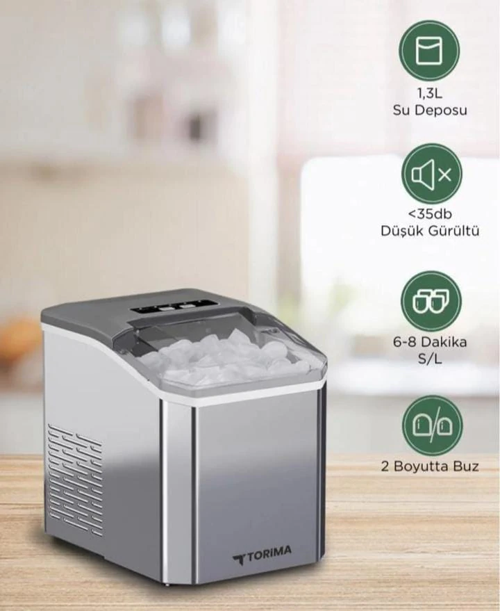 Portatif Buz Makinesi - Torima YH16M