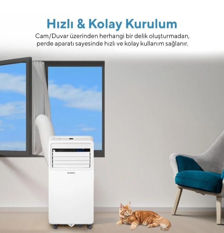 032.0005 Portatif Taşınabilir Klima Kumtel-KMPAC-7 JUNİPER
