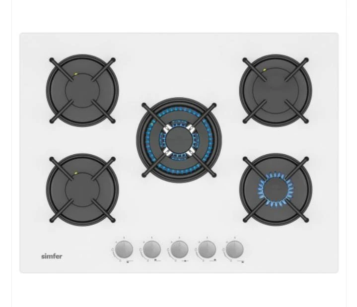 Ankastre Cam Ocak Simfer 3751-N 70 CM  