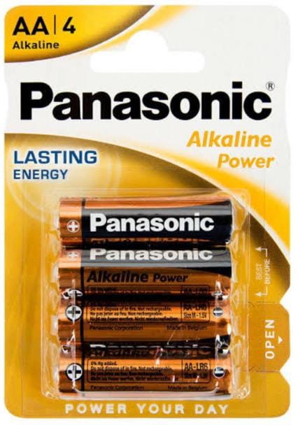 033.0009 Panasonic AA Pil - 4 lü Kalem Pil