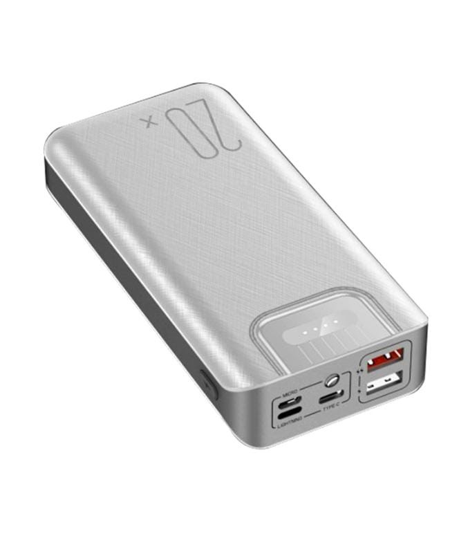 033.0010 Powerbank Upfull 20.000 mAh SZ-21 - Beyaz