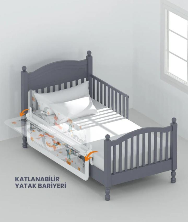 005.0003 Bebek Güvenlik Yatak Bariyeri - Desenli- 150 cm