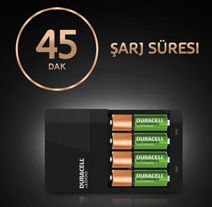 033.0001 Pil Şarj Aleti Duracell CEF 14