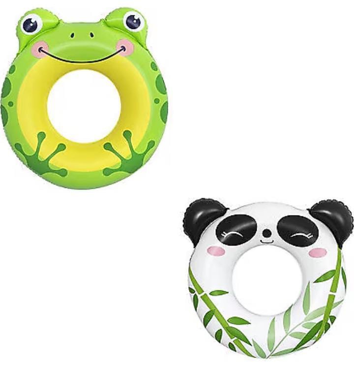 Çocuk Yüzme Simidi Bestway SplashPals Panda ve Kurbağa Desenli 