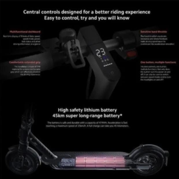 017.0004 Elektrikli Scooter -Xiaomi Mi Pro 2 