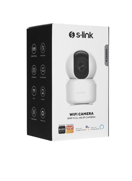 030.0003 SL-IND05 4.0 MP IP Smart HD Lens 3.6 mm Dual Band Wifi Network TF Card Güvenlik Kamerası Tuya