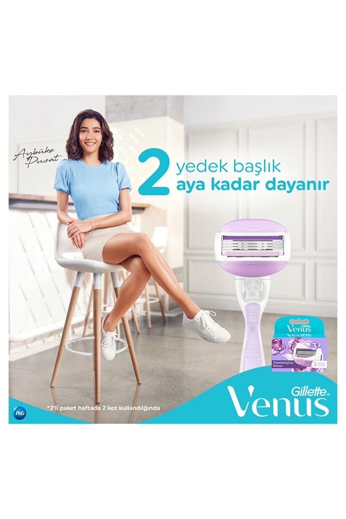 Gillette Venus Comfortglide Breeze 2’li Yedek Başlık