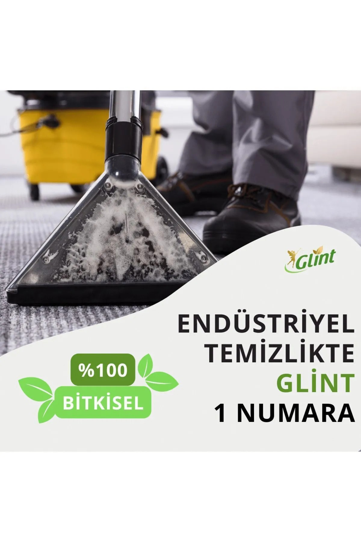 Glint Green Industry 1 Litre %100 Bitkisel Banyo Tuvalet Temizleyici Kireç Çözücü Şömine Temizleyici Sprey