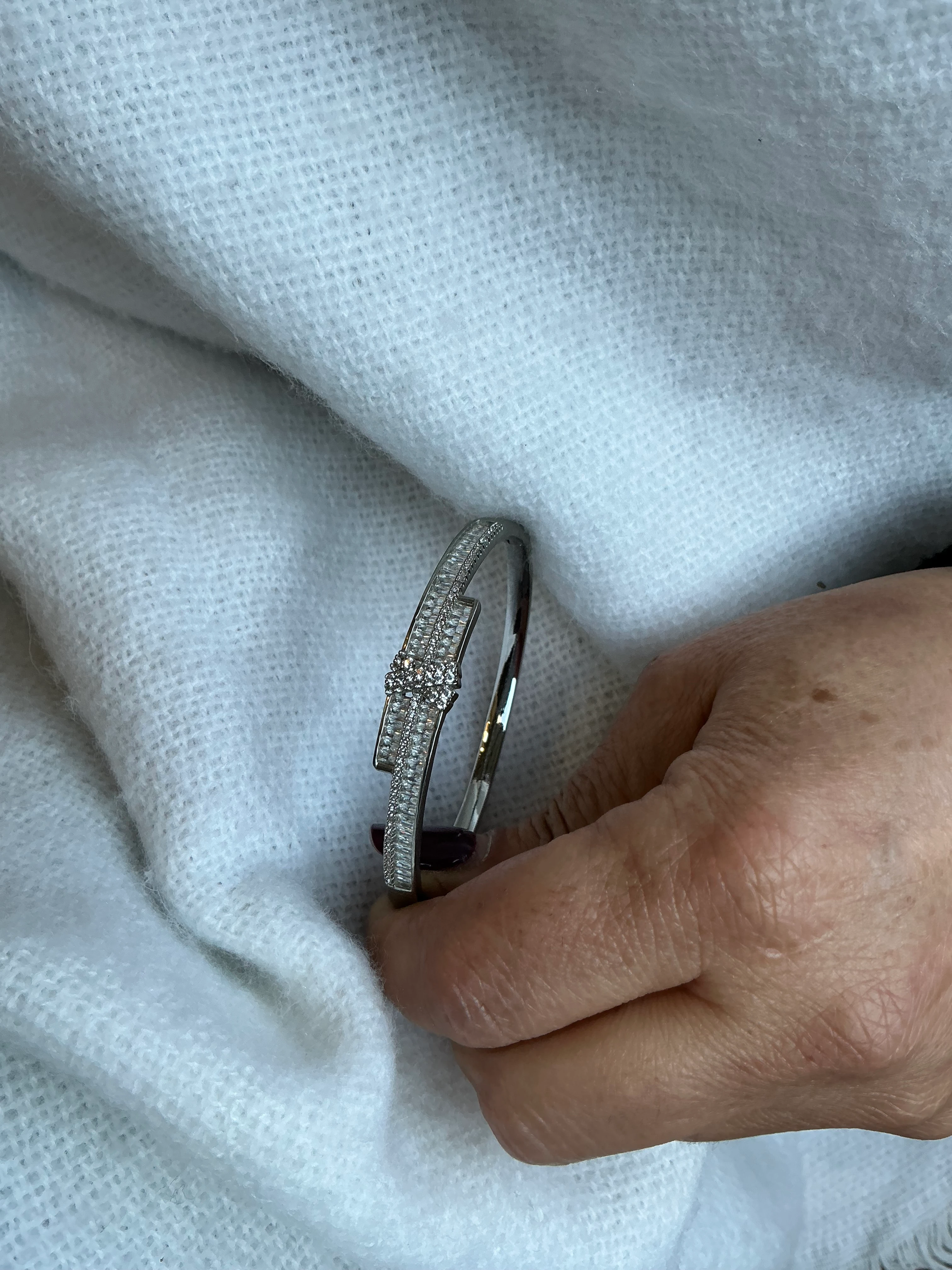 Silver Cartiier Kelepçe