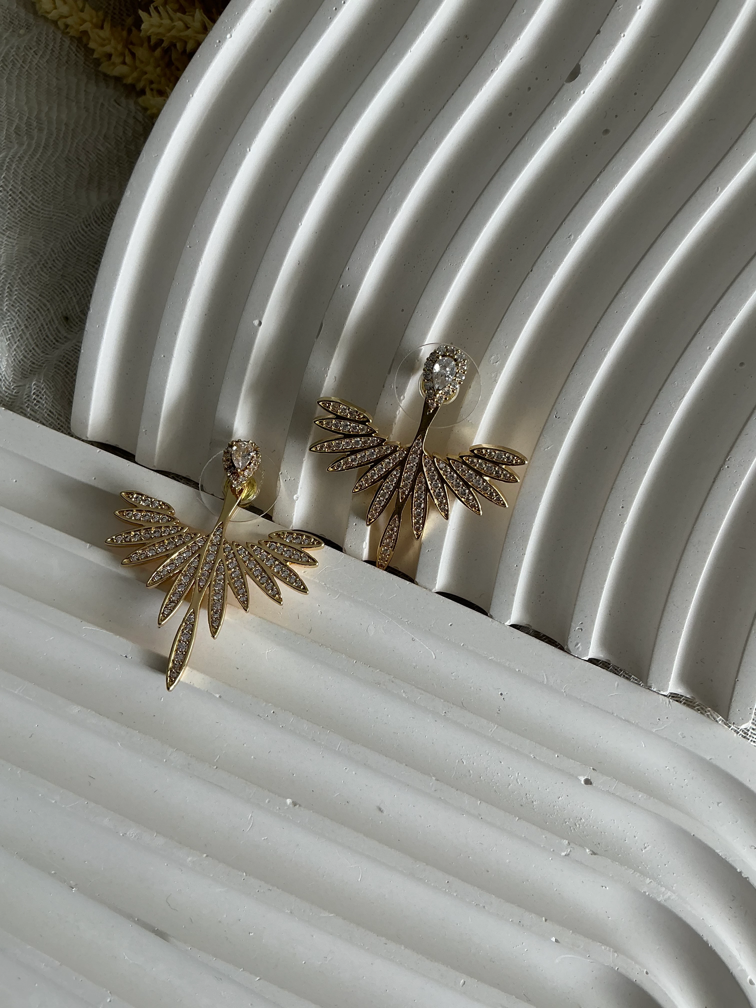 Damla Melek Gold Küpe