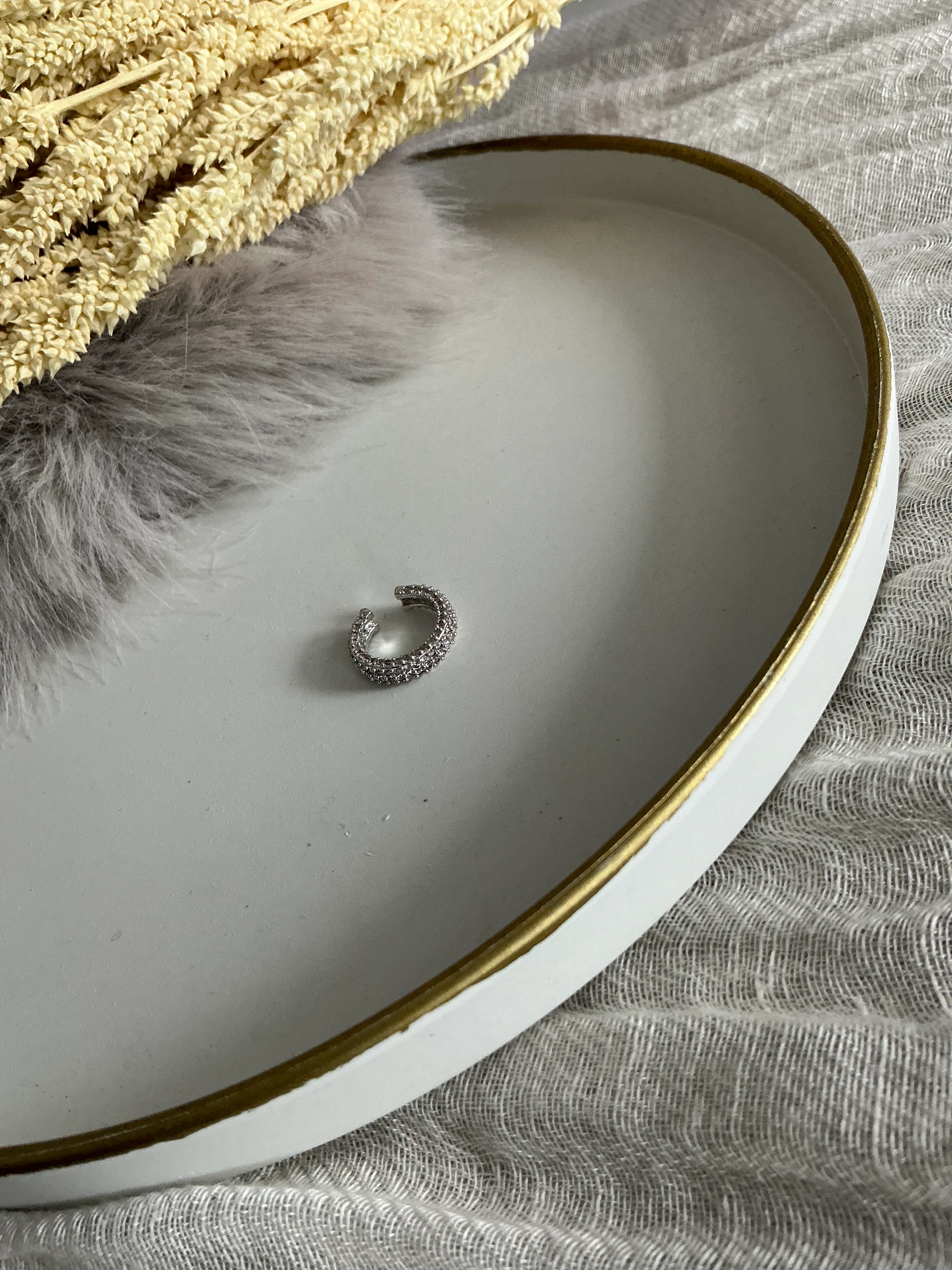 Silver Kıkırdak Küpe