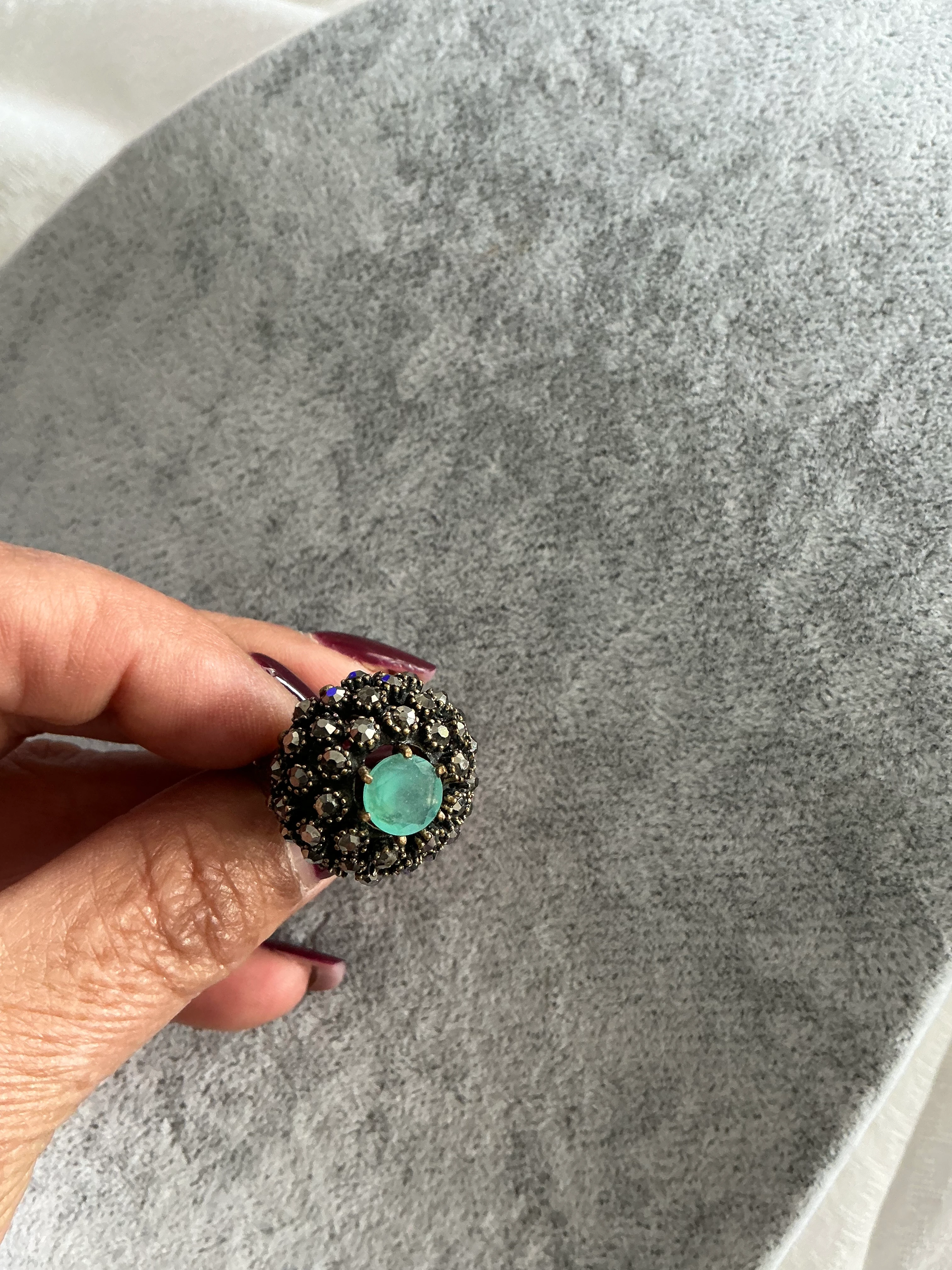 Firuze Taşlı Yüzük