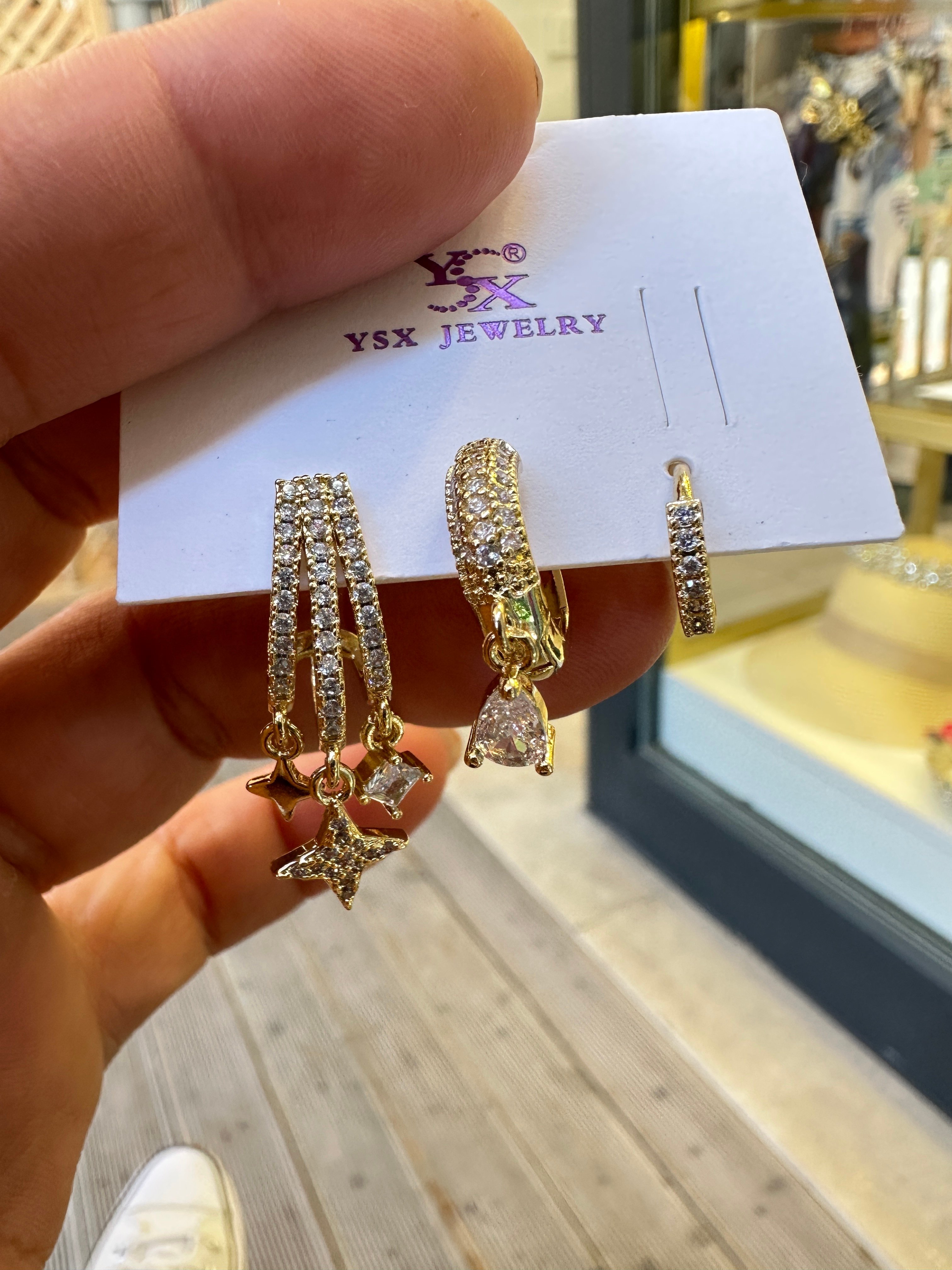 Özel Seri Yıldız Çoklu Set Küpe