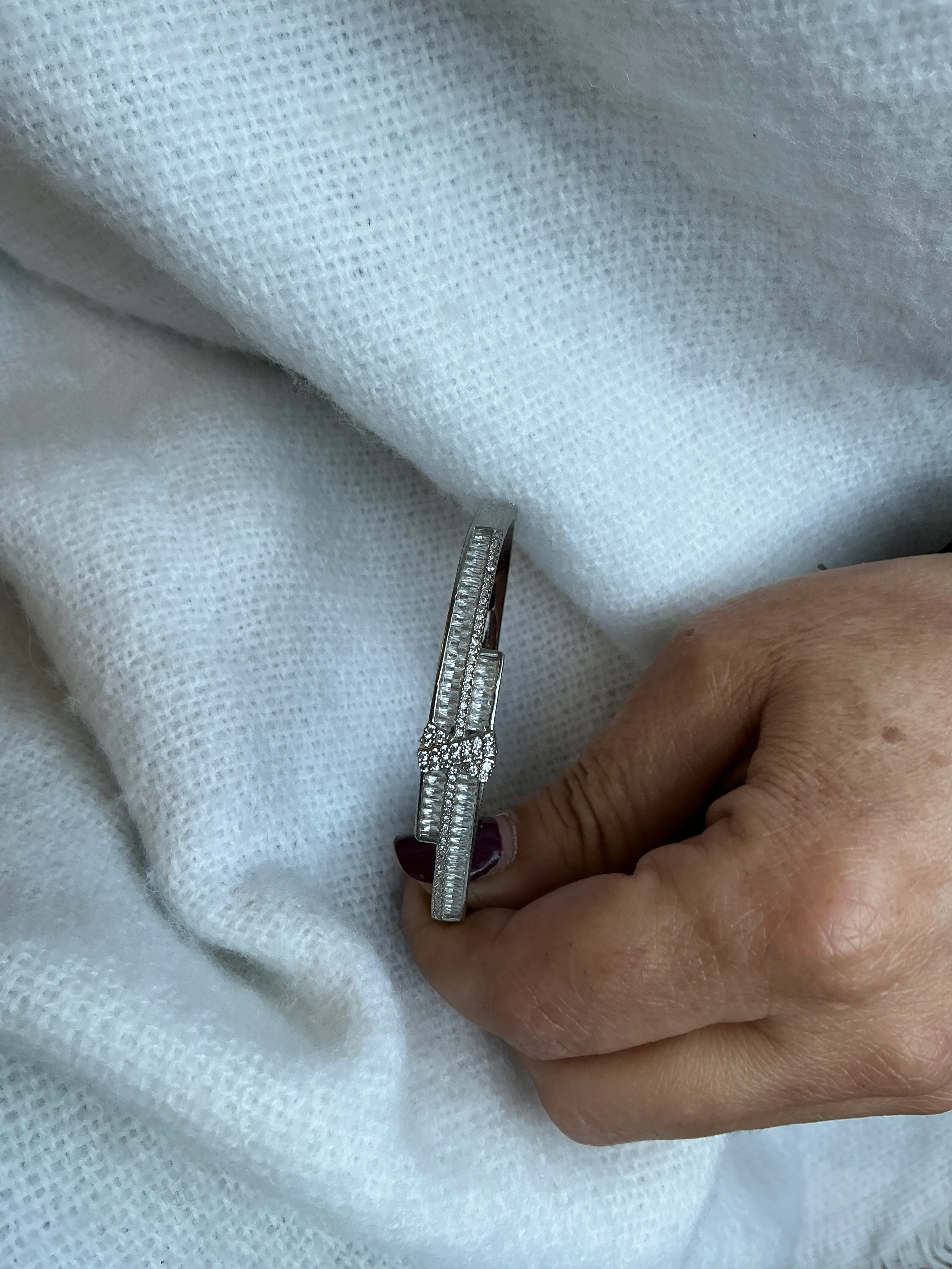 Silver Cartiier Kelepçe